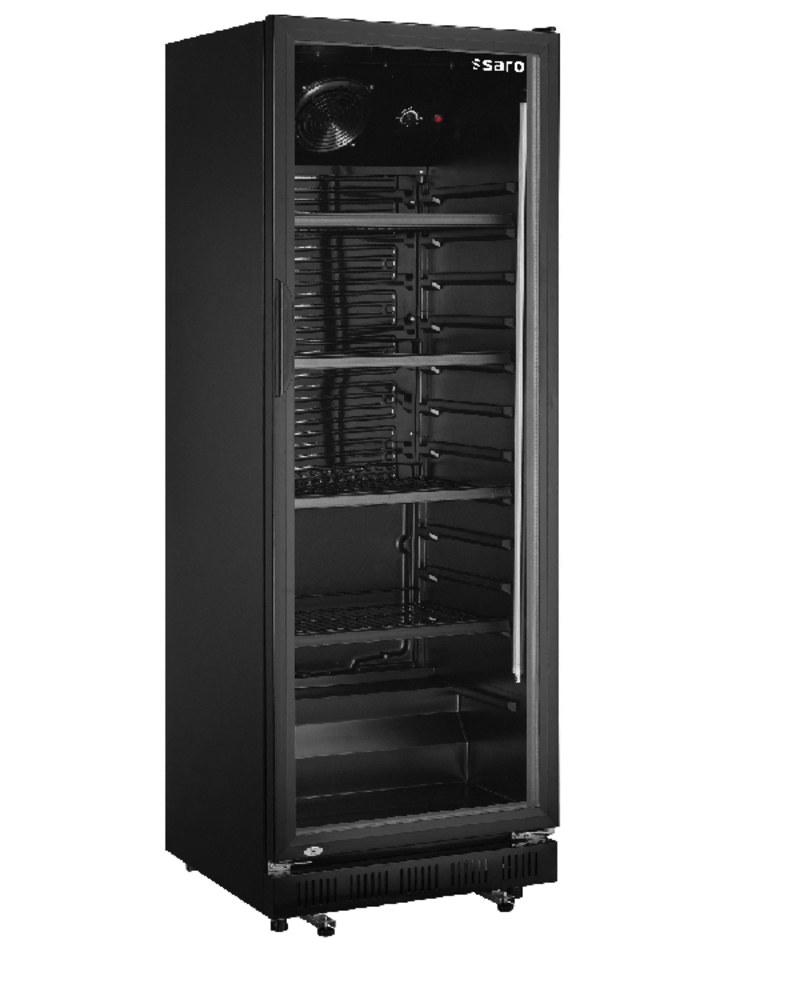 Kühlschrank mit Glastür, schwarz GTK360